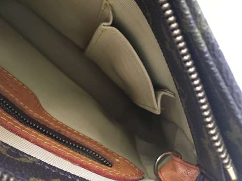 Authentic LOUIS VUITTON LOOPING MM Monogram Canvas Leather Shoulder Bag M51146