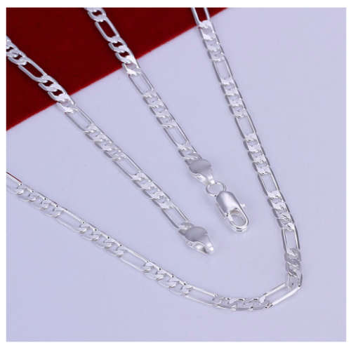 Stylish 5mm 925 Sterling Silver Imported Filled Neck Chain with 925 Marking