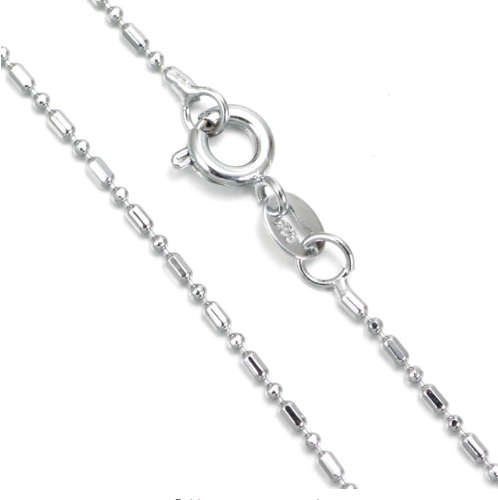 Gorgeous Unisex Sterling Silver Imported Filed Neck Chain with 925 Marking