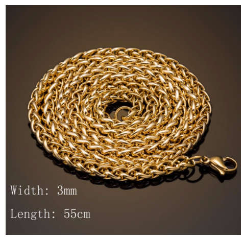 Exquisite 14ct Yellow Gold Filled Imported Unisex Neck Chain