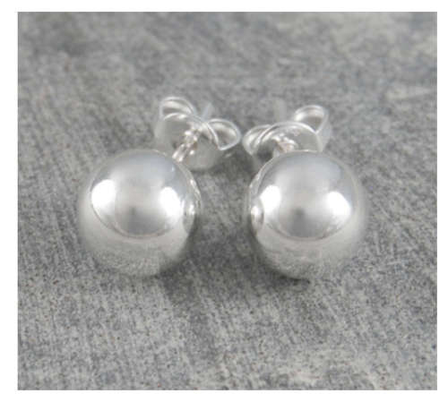 Petite Yet Sexy -- SissyGirls-- Imported Ball Stud Earrings with 925 Marking