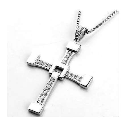 Stylish Stainless Steel Cross Pendant with FREE Matching Neck Chain