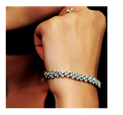SuperB** New Arrival** (SISSY-GIRLS) Imported White Gold Filled Crystal Bracelet