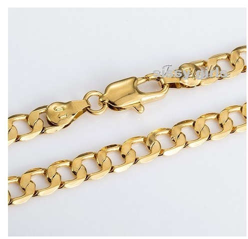 Quality Unisex 8mm 14K Yellow Gold Filled Imported Neck Chain