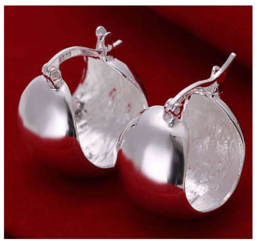 Magnificent Imported 925 Sterling Silver Filled Earrings
