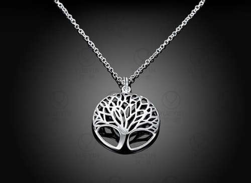 Fancy (SISSYGIRLS) 925 Sterling Silver Tree Of Life Pendant Imported Filled  Jewelry