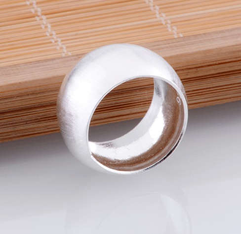 Stylish 14mm 925 Sterling Silver Dome Ring Imported Filled Jewellery