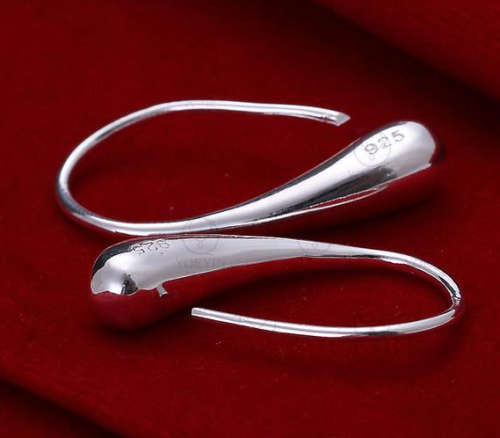 Quality 925 Sterling Silver Tear Drop Earrings Imported Filled Jewellery