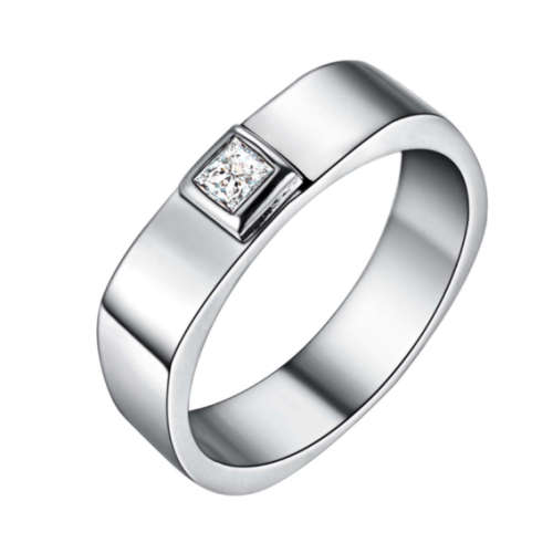 Amazing Sim Diamond Set in 925 Sterling Silver Ring Imported Filled Jewellery