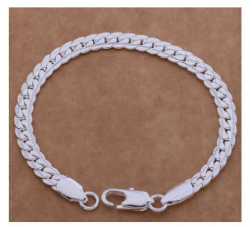 Exquisite 925 Sterling Silver Bracelet Imported Quality Filled Jewellery