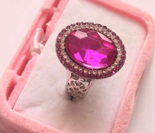 Eye Catching Sim Tourmaline & Diamond Ring **Sissygirls** Imported Jewellery
