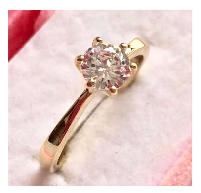 Popular **SISSYGIRLS** 1.2ct Sim. Diamond Ring Imported