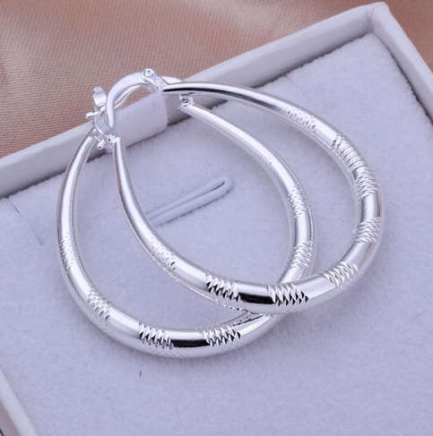 Sparkling 925 Sterling Silver Earrings Imported Filled Jewellery