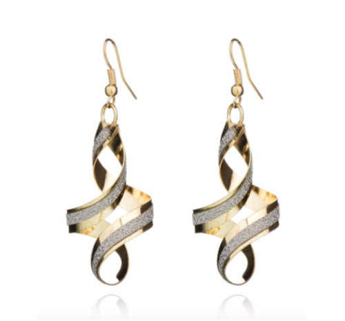 Fantastic High Fashion Newly Imported with Silver Glitter Earrings