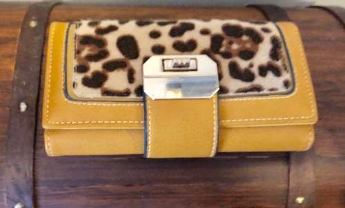 Women's Elegant Clutch Animal Print  Wallet Long Purse PU Leather Wallet