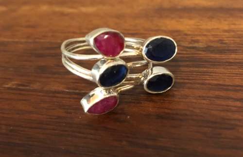 Gorgeous 925 Sterling Silver Gemstone Ring
