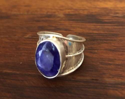 Dazzling 925 Sterling Silver Imported Gemstone Ring
