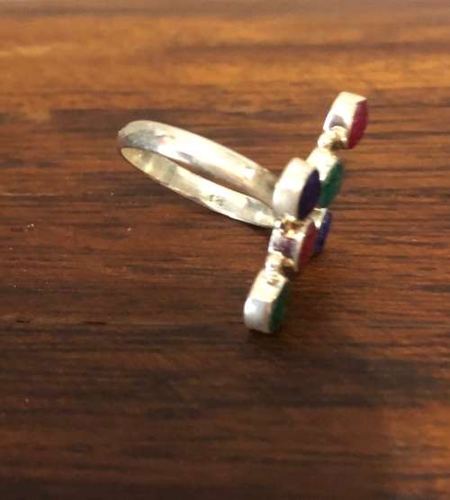 Fabulous 925 Sterling Silver Gemstone Ring