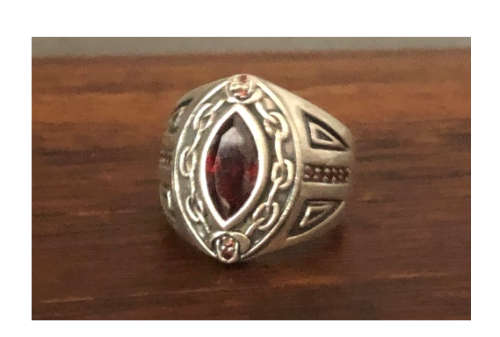 Attractive 925 Sterling Silver Imported Gemstone Ring