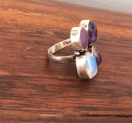 Gorgeous 925 Sterling Silver Gemstone Ring