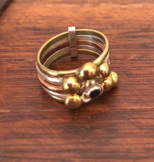 Sparkling 925 Sterling Silver Gemstone Ring