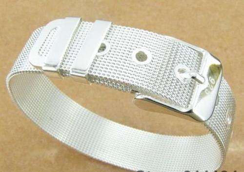 BEAUTIFUL .925 SILVER MESH BRACLET/BANGLE