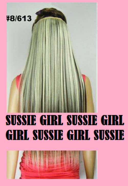 High Temperature  60cm 5 Clip in Synthetic Extensions