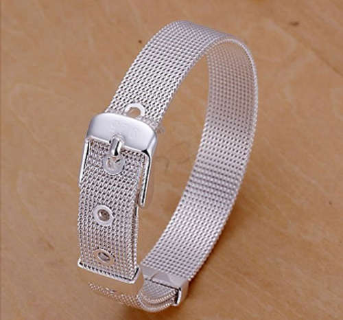 .925 STERLING SILVER MESH BRACELET