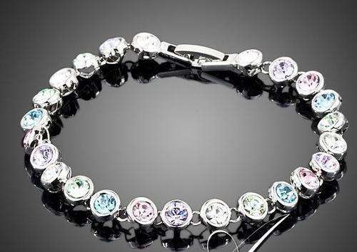 AWESOME AND DEFINITELY ONE OF KIND FRUIT SALAD TENNIS BRACELET