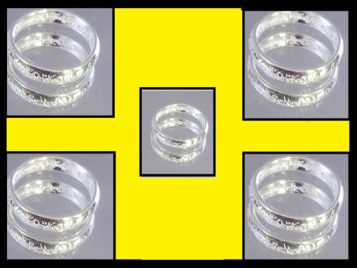 LORD OF THE RINGS 925 STERLING SILVER RING
