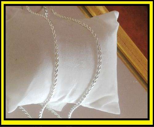 WOW .925 STERLING SILVER ROPE CHAIN