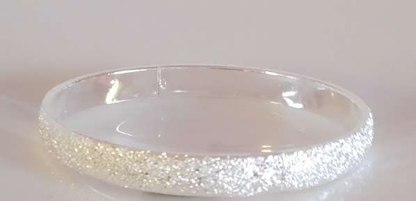 PRETTY AND DAINTY .925 STERLING SILVER BANGLE