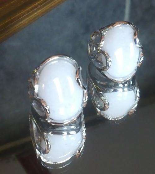 AWESOME MOON STONE SILVER RING
