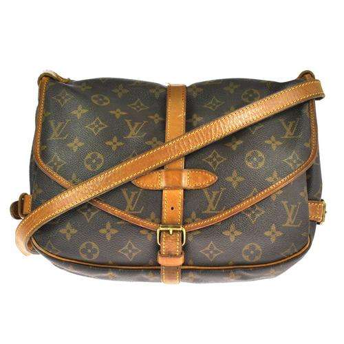 Authentic Louis Vuitton Monogram Saumur 30