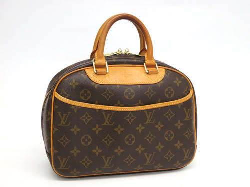 Authentic  Louis Vuitton Trouville Hand bag Monogram M42228(BF043779)