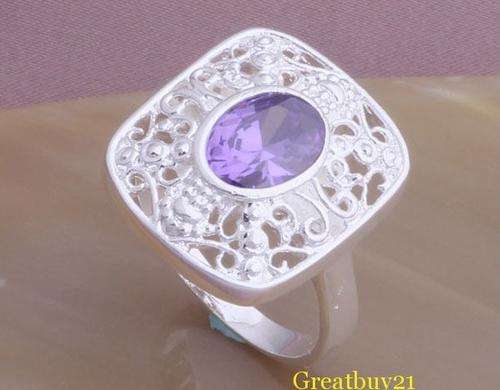 CLASSIC AMETHYST CZ RING