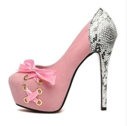 Princess Sweet Bow High Heel Shoes