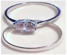 GLAMOROUS AND STYLISH 18KGP PLATINUM GOLD WEDDING SET # SIZE 8