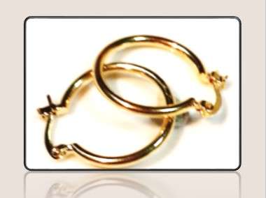 Bella's Blossoming and Stylish 24ct Yellow Gold Filled Earrings