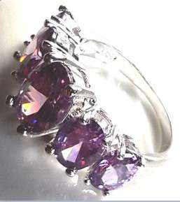 Fantastic, Shinny Faceted Amethyst Cushion Side by Side Newly Imported #Size 7/O