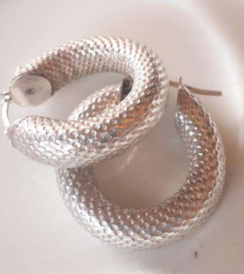 Remarkable Solid 925 Sterling Silver Earrings