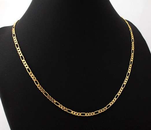 Elegant 6mm Solid 18ct Yellow Gold Filled Unisex Chain