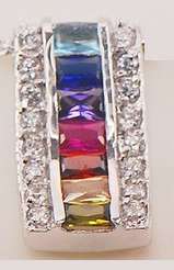 Newly Imported Morganite Blue Topaz Garnet Amethyst Ruby Pink Kunzite Crystal Pendant