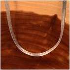 Solid Sterling Silver Italy 4mm Herringbone Chain