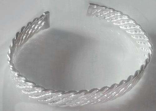 %% Fancy %% 925 Detailed Cuff Unisex Bangle
