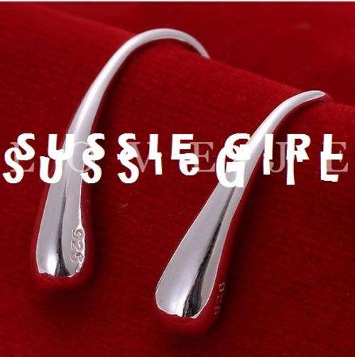 -- 6.5g -- Ravishing -- Teardrop 925 Sterling Silver Earrings