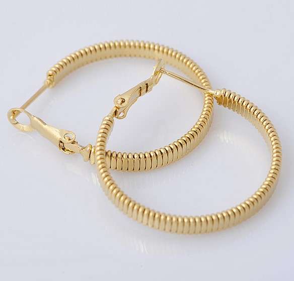 Remarkable New Arrival  18ct Yellow Gold Filled Earrings