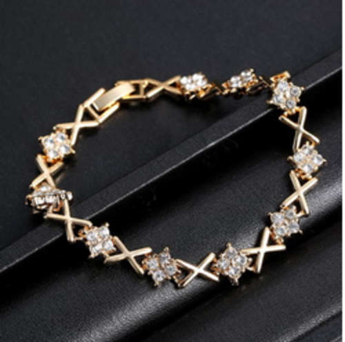 New Arrival -- Tennis Bracelet with Simulated Diamonds