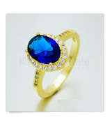 Remarkable - Size  8 - Sapphire & Diamond Imported Ring