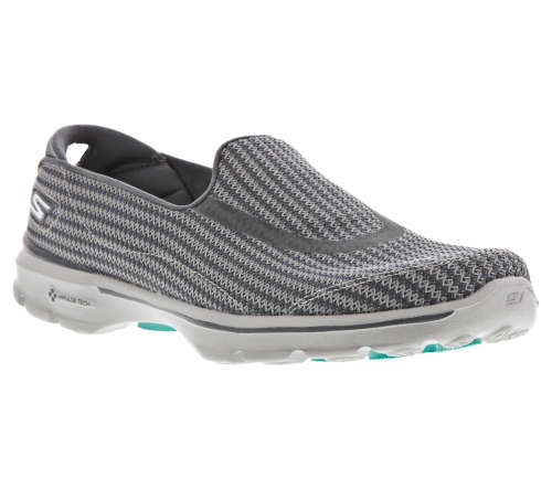 Original SKECHERS - Go Walk 3 Charcoal - Sizes 3, 4, 5, 6, 7